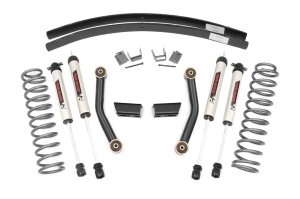 Jeep Cherokee Suspension Lift Kit - Rough Country - SII | RR AAL | V2 Shocks - '84-'01